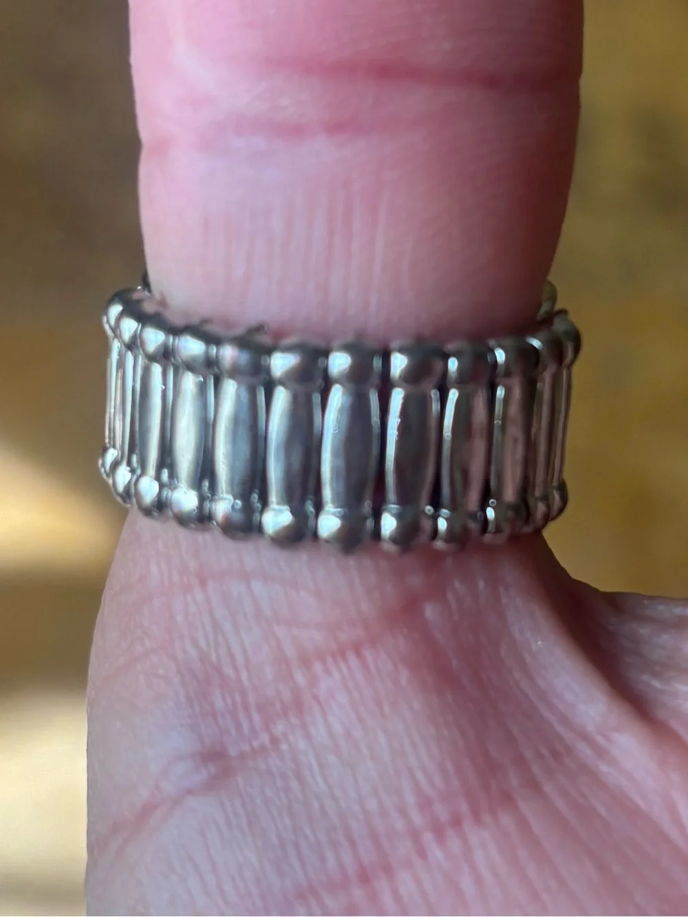 Sterling Silver Marquise Crystal Leaf Band Ring - Clear